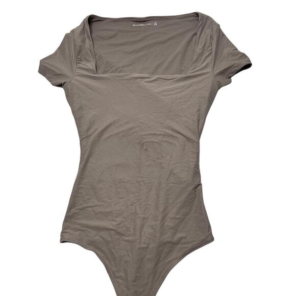 Abercrombie & Fitch Contour Butter Soft Square Neck Body Suit - Picture 1 of 4